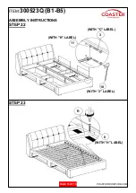 Preview for 14 page of Coaster 300523Q Assembly Instructions Manual