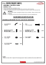 Предварительный просмотр 3 страницы Coaster 300525Q Assembly Instructions Manual