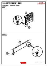 Предварительный просмотр 4 страницы Coaster 300525Q Assembly Instructions Manual