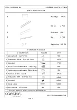 Preview for 3 page of Coaster 300529KW Assembly Instructions