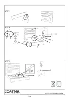 Preview for 4 page of Coaster 300529KW Assembly Instructions