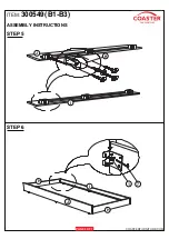 Preview for 6 page of Coaster 300549 Assembly Instructions Manual