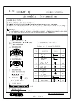 Preview for 2 page of Coaster 300608Q Assembly Instruction