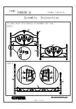 Preview for 3 page of Coaster 300608Q Assembly Instruction