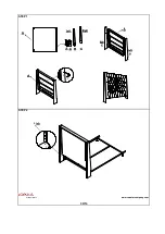 Preview for 3 page of Coaster 300621KW Assembly Instruction