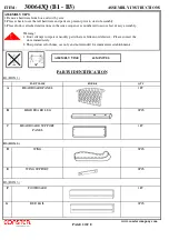 Preview for 2 page of Coaster 300643Q Assembly Instructions Manual