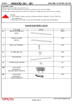 Preview for 3 page of Coaster 300643Q Assembly Instructions Manual