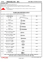 Preview for 4 page of Coaster 300643Q Assembly Instructions Manual