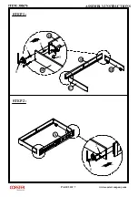 Предварительный просмотр 3 страницы Coaster 300676 Assembly Instructions Manual