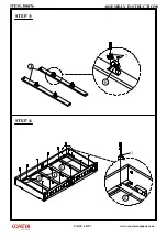 Предварительный просмотр 4 страницы Coaster 300676 Assembly Instructions Manual