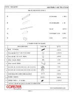 Preview for 3 page of Coaster 300684FB1 Assembly Instructions