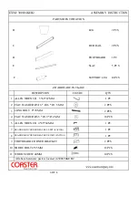 Preview for 3 page of Coaster 300694KE Assembly Instructions