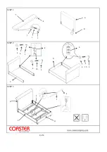 Preview for 4 page of Coaster 300694KE Assembly Instructions