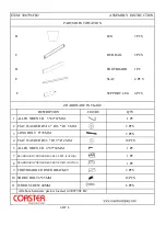 Preview for 3 page of Coaster 300796F Assembly Instructions