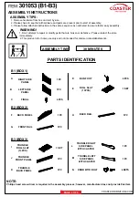 Preview for 2 page of Coaster 301053 B1 Assembly Instructions Manual