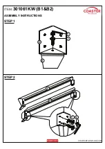 Preview for 4 page of Coaster 301061KW Assembly Instructions Manual