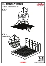 Preview for 6 page of Coaster 301061KW Assembly Instructions Manual