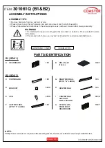 Preview for 2 page of Coaster 301061Q Assembly Instructions Manual