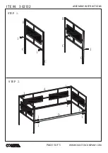 Preview for 3 page of Coaster 302132 Assembly Instructions