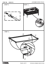 Preview for 4 page of Coaster 302132 Assembly Instructions