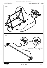 Preview for 5 page of Coaster 302133 Assembly Instruction Manual