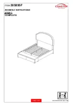 Preview for 6 page of Coaster 305895F Assembly Instructions Manual