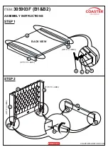 Предварительный просмотр 4 страницы Coaster 305903F Assembly Instructions Manual