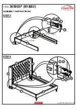 Предварительный просмотр 5 страницы Coaster 305903F Assembly Instructions Manual