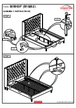 Предварительный просмотр 6 страницы Coaster 305903F Assembly Instructions Manual