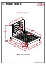 Предварительный просмотр 8 страницы Coaster 305903F Assembly Instructions Manual