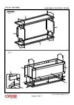 Preview for 3 page of Coaster 30590B Assembly Instructions Manual