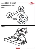 Preview for 7 page of Coaster 305911 Assembly Instruction Manual