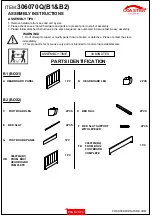 Preview for 2 page of Coaster 306070Q Assembly Instructions Manual