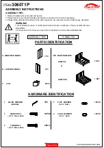 Предварительный просмотр 2 страницы Coaster 306071P Assembly Instructions