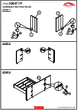 Preview for 3 page of Coaster 306071P Assembly Instructions