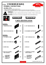 Preview for 2 page of Coaster 315850KE B1 Assembly Instructions Manual