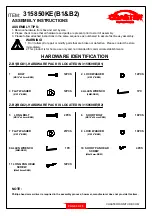 Preview for 3 page of Coaster 315850KE B1 Assembly Instructions Manual