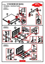 Preview for 4 page of Coaster 315850KE B1 Assembly Instructions Manual