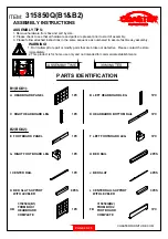 Preview for 2 page of Coaster 315850Q Assembly Instructions Manual