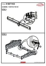 Preview for 5 page of Coaster 315871KE Assembly Instructions Manual