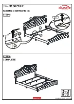 Preview for 6 page of Coaster 315871KE Assembly Instructions Manual