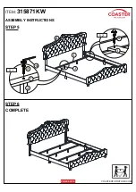 Preview for 6 page of Coaster 315871KW Assembly Instructions Manual