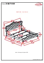 Preview for 7 page of Coaster 315871KW Assembly Instructions Manual