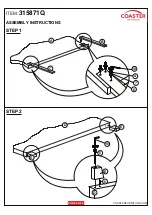 Preview for 4 page of Coaster 315871Q Assembly Instructions Manual