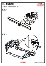 Preview for 5 page of Coaster 315871Q Assembly Instructions Manual