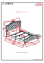 Preview for 7 page of Coaster 315871Q Assembly Instructions Manual