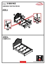 Preview for 5 page of Coaster 315891KE Assembly Instructions Manual