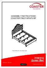 Coaster 315891Q Assembly Instructions Manual preview