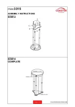 Предварительный просмотр 4 страницы Coaster 3315 Assembly Instructions