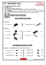 Preview for 2 page of Coaster 360063(B1-B2) Assembly Instructions Manual